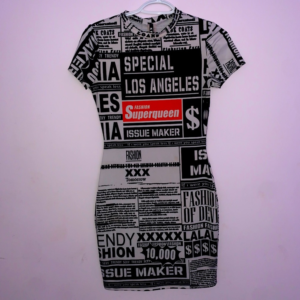SHOP 20 trendy newspaper design dress